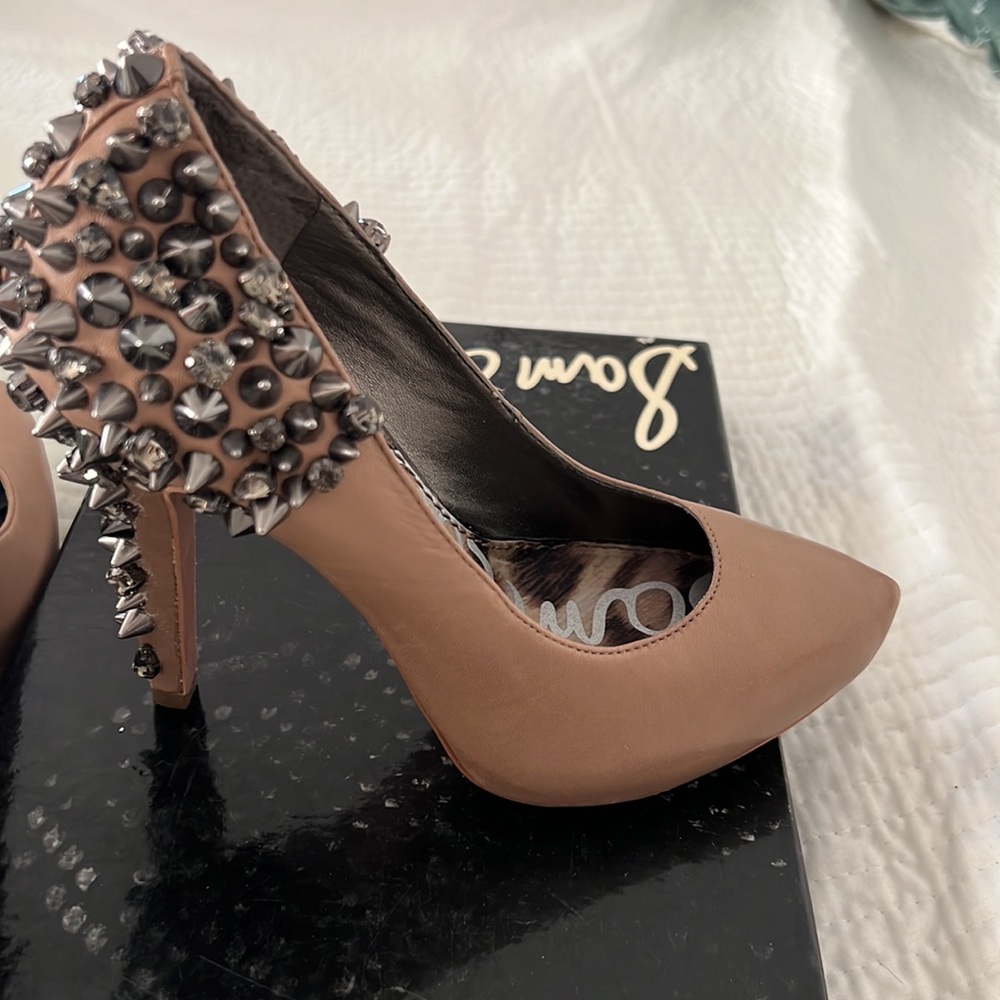 Sam Edelman nude spiked shoes - Picture 11 of 15